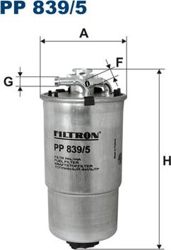 Filtron PP839/5 - Fuel filter parts5.com