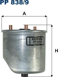 Filtron PP838/9 - Filtru combustibil parts5.com