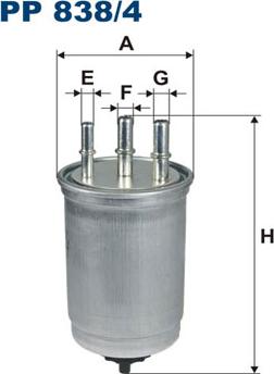 Filtron PP838/4 - Kraftstofffilter parts5.com