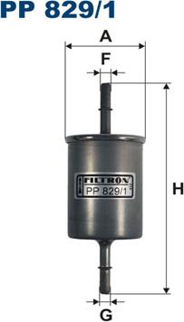 Filtron PP829/1 - Filter za gorivo parts5.com