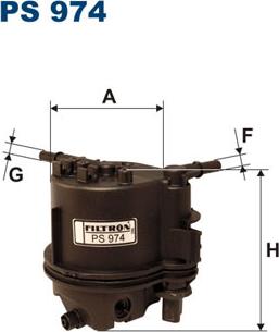 Filtron PS974 - Kraftstofffilter parts5.com