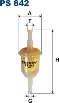 Filtron PS842 - Filtru combustibil parts5.com