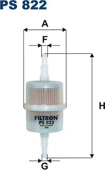 Filtron PS822 - Fuel filter parts5.com