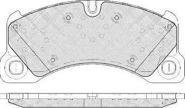 VW 7P0 698 151 G - Fékbetétkészlet, tárcsafék parts5.com