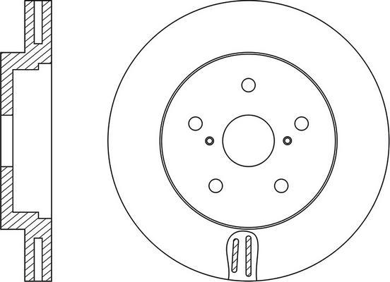 Blue Print ADS74336 - Δισκόπλακα parts5.com