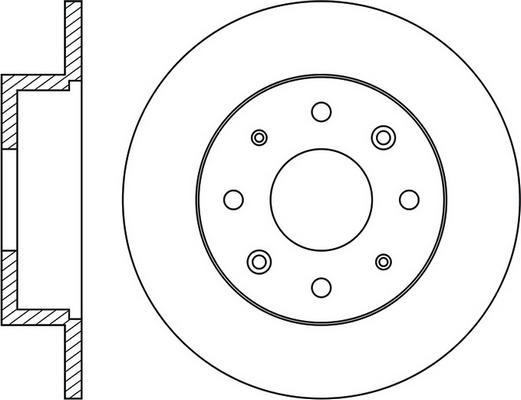 Brembo 08.9605.10 - Disco de freno parts5.com