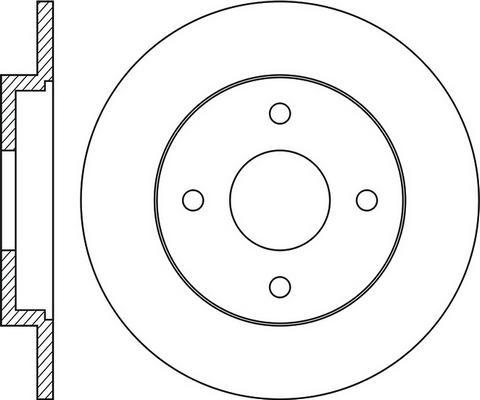 BOSCH 0 986 478 344 - Disc frana parts5.com