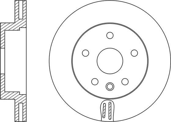 Maxgear 19-2252SPORT - Спирачен диск parts5.com