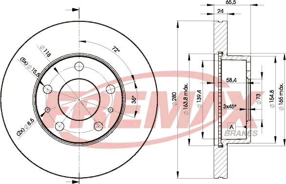 FREMAX BD-4681 - Fren diski parts5.com