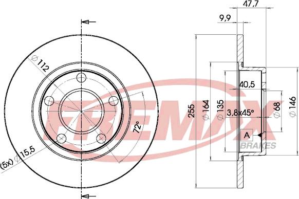 FREMAX BD-4062 - Brake Disc parts5.com