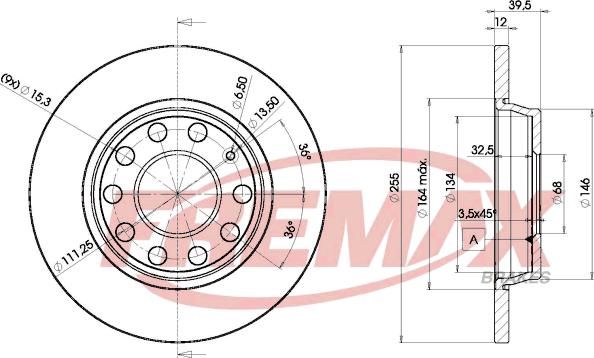 FREMAX BD-5309 - Brake Disc parts5.com