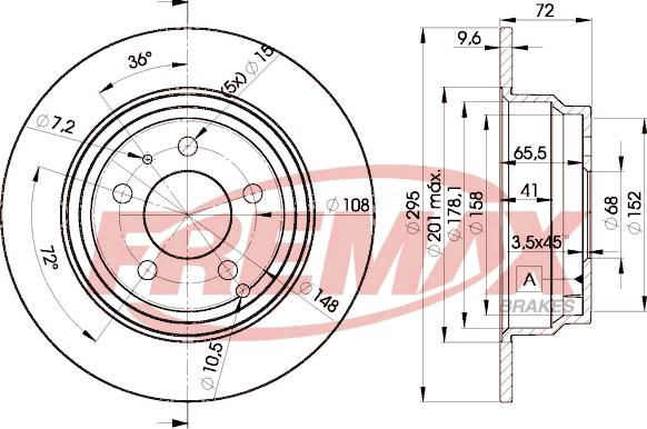 FREMAX BD-7940 - Disc frana parts5.com