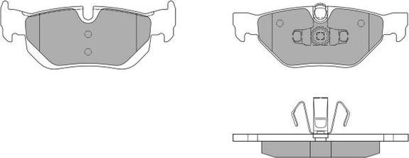 FREMAX FBP-1403 - Комплект спирачно феродо, дискови спирачки parts5.com