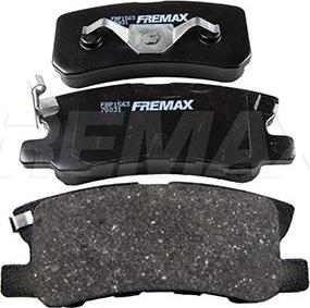 FREMAX FBP-1563 - Комплект спирачно феродо, дискови спирачки parts5.com