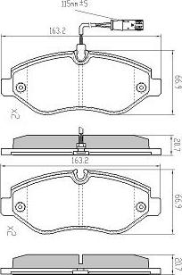 FREMAX FBP-1520 - Brake Pad Set, disc brake parts5.com