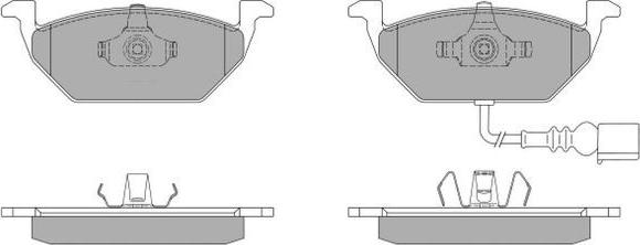 FREMAX FBP-1070 - Sada brzdových destiček, kotoučová brzda parts5.com