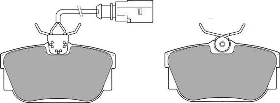 FREMAX FBP-1163 - Sada brzdových destiček, kotoučová brzda parts5.com