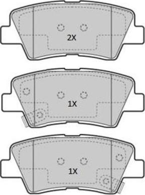 FREMAX FBP-1867 - Brake Pad Set, disc brake parts5.com