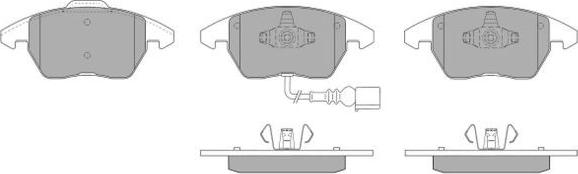 FREMAX FBP-1351 - Σετ τακάκια, δισκόφρενα parts5.com