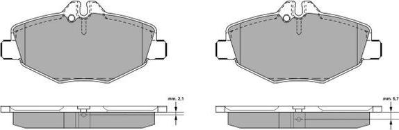 FREMAX FBP-1304 - Bremsbelagsatz, Scheibenbremse parts5.com