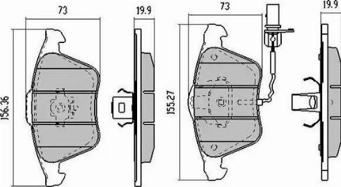 FREMAX FBP-1302-01 - Zestaw klocków hamulcowych, hamulce tarczowe parts5.com