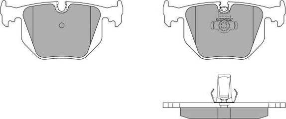 FREMAX FBP-1334 - Комплект спирачно феродо, дискови спирачки parts5.com