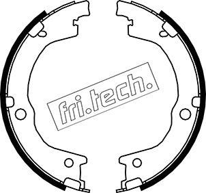 Fri.Tech. 1049.165 - Brake Shoe Set, parking brake parts5.com