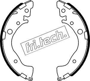 Fri.Tech. 1044.028 - Zestaw szczęk hamulcowych parts5.com