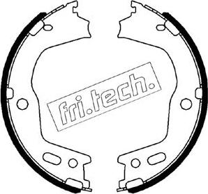 Fri.Tech. 1046.226 - Fékpofakészlet, rögzítőfék parts5.com