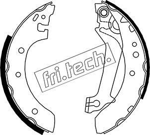 Fri.Tech. 1040.142 - Brake Shoe Set parts5.com