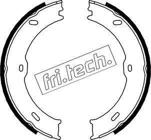 Fri.Tech. 1052.133 - Комплект тормозов, ручник, парковка parts5.com