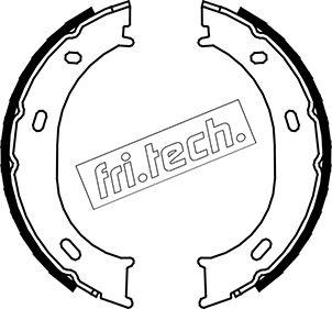 Fri.Tech. 1052.126 - Komplet kočionih papuča, ručna kočnica parts5.com