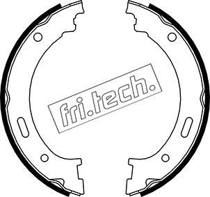 Fri.Tech. 1088.236 - Fékpofakészlet, rögzítőfék parts5.com