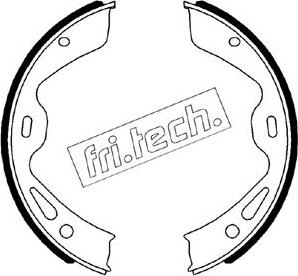 Fri.Tech. 1083.004 - Brake Shoe Set, parking brake parts5.com