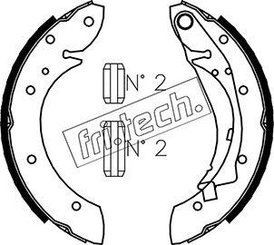 Fri.Tech. 1022.033 - Fékpofakészlet parts5.com