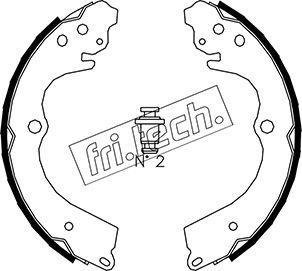 Fri.Tech. 1110.334 - Σετ σιαγόνων φρένων parts5.com