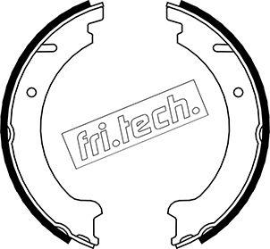 Fri.Tech. 1127.272 - Komplet zavorne celjusti, rocna zavora parts5.com