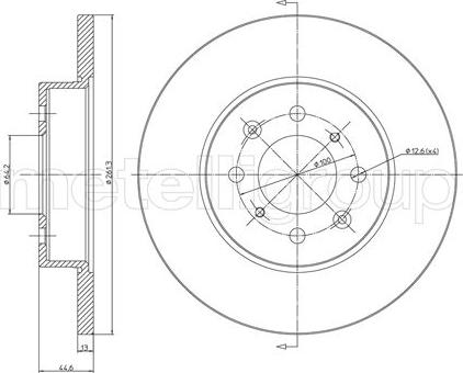 Zimmermann 280.3153.20 - Disco de freno parts5.com