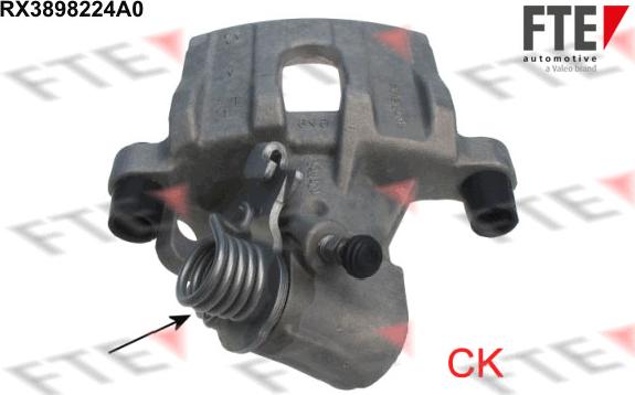 FTE 9290630 - Kočno sedlo parts5.com