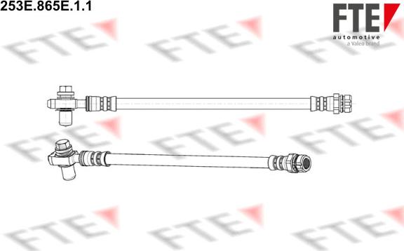 FTE 253E.865E.1.1 - Furtun frana parts5.com