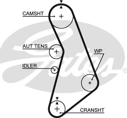 Gates T306RB - Timing Belt parts5.com