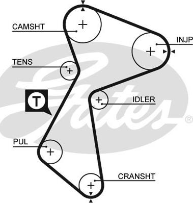 Gates 5485XS - Timing Belt parts5.com