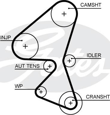 Gates 5657XS - Timing Belt parts5.com