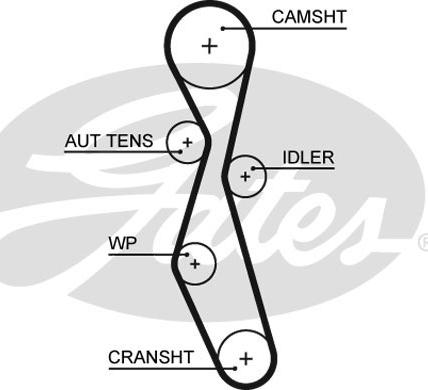 Gates 5606XS - Timing Belt parts5.com