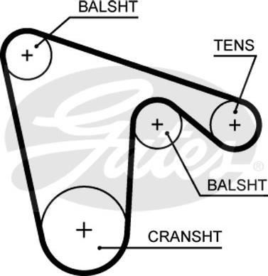 Gates K065429XS - Σετ οδοντωτού ιμάντα parts5.com