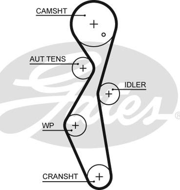 Gates 5672XS - Triger kayışı parts5.com