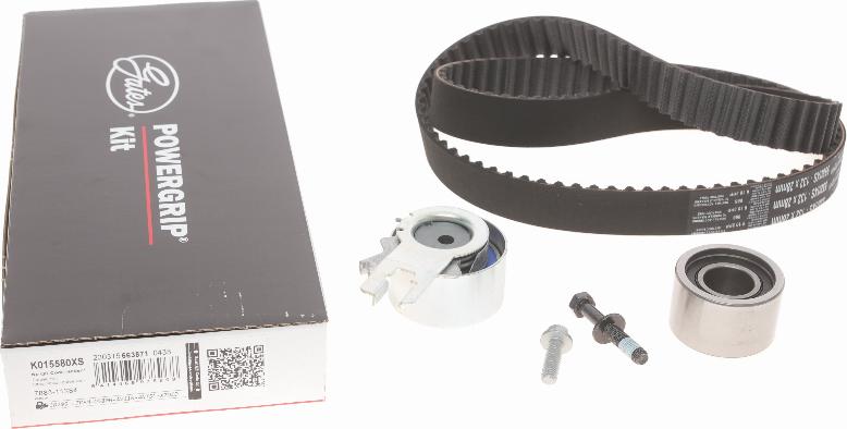 Gates K015580XS - Timing Belt Set parts5.com