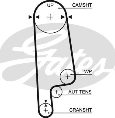 Gates KP15234XS - Vodní pumpa + sada ozubeného řemene parts5.com