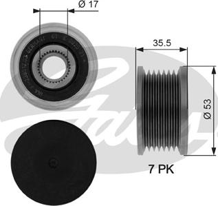 Gates OAP7110 - Rihmaratas,generaator parts5.com