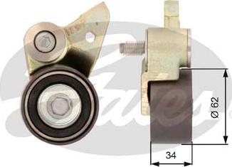 Gates T41097 - Tensioner Pulley, timing belt parts5.com